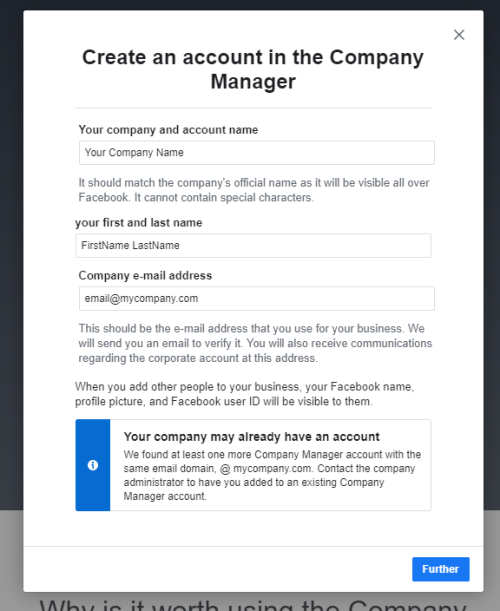 facebook business manager