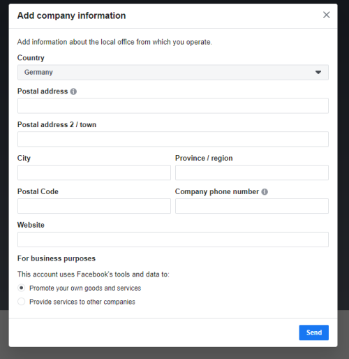 facebook business manager firma